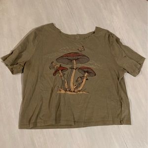 Distressed Mushroom Tee